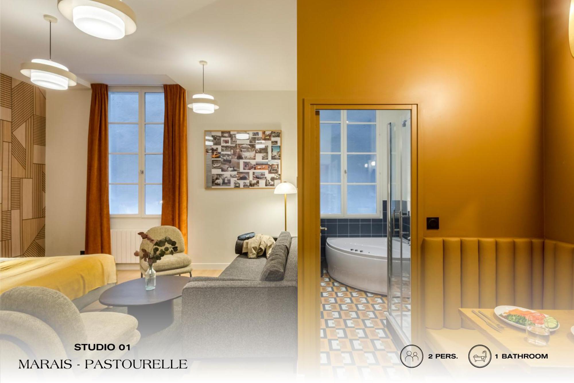 Beauquartier - Marais, Pastourelle Apartment ปารีส ภายนอก รูปภาพ